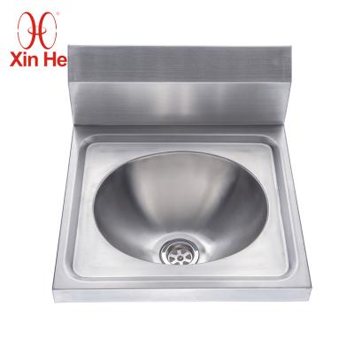 China Without Faucet Factory Direct Sale 304 Stainless Steel Small Small Commercial Hotel Bathroom Sink for sale