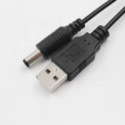 China MP3/MP4 Player Factory OEM USB A Male to DC5525 DC5521 Power Charging Cable Extension Cord for sale