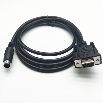 China Camera DB9P VGA Female to S-Video Connector RS232 Terminal Cable to Mini Din 9 Pin Data Cable PLC Control Cable for sale