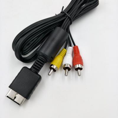 China HDTV Cable 3 AV RCA Audio Video Cable Adapter 1.8m For Playstation PS2/PS3 Game for sale