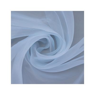 China Custom Viable 6 Color 100 Mm Organza Silk Fabric For Wedding Dress Fabric for sale