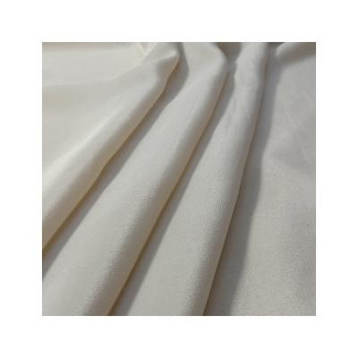 China Wholesale Sustainable High Quality 100% Pure Silk Crepe De Chin Fabric De Color 16mm For Garment for sale