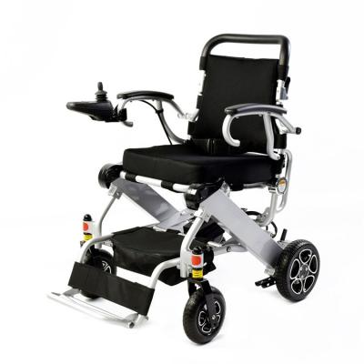 China Large Loading Material Comfortable Folding Brushless Electric Wheelchair for sale