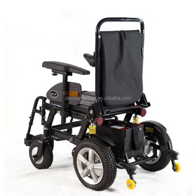 China Multi-functional semi-extended hospital wheelchair folding portable toilet trolley for the elderly and disabled for sale