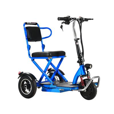 China 2019 lithium battery electric scooter foldable tricycle X3 old wheelchair for sale