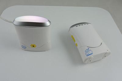 China 2.4GHz Wireless Digital Audio Baby Monitor with Colorful LED Lights for sale