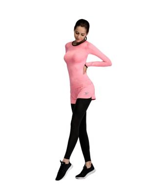 China Breathable Fitness Bodybuilding Womens Breathable Long Sleeve Clothes Three Piece Yoga Suit 1 for sale