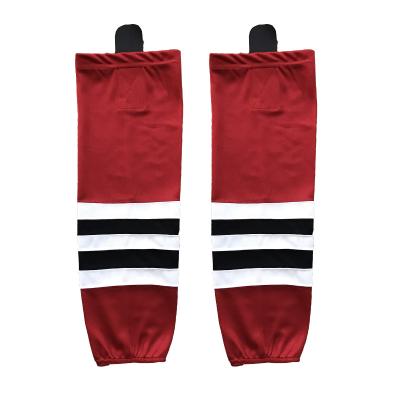 China Breathable New Design Youth Logo Socks Ice Hockey Custom Design Your Own Mens Hockey Socks Sublimacion for sale