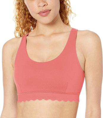 China Antibacterial Yoga Bra Tight-fitting Model Fitness Sportswear Ladies Sports Bra Top for sale