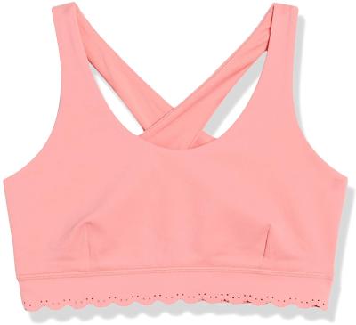 China Antibacterial yoga tops with built in bra fashion seamless sports yoga casual panty suit for sale