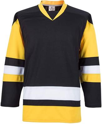 China Shirts & Tops Custom Sublimation Printed Ice Hockey Uniforms Blanket Team Wear Hockey Jerseys Outdoor Sportswear for sale