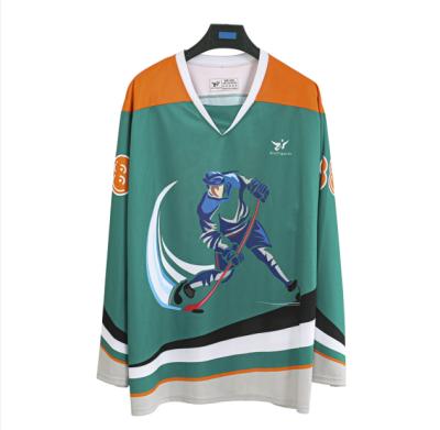 China Shirts & Tops Custom Practice Uniform Jersey Outdoor Ice Hockey Wholesales Sportswear Outfits Tops Shirts for sale