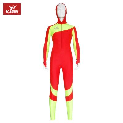 China 2021Breathable Women's Skinsuit Skating Sportswear Zipper Closure One Piece Long Sleeve Anti-UV Outwear for sale