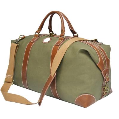 China Eco-friendly Fashion Portable Travel Bag Waterproof Custom Canvas Overnight Duffel Bag Stylish For Travel for sale