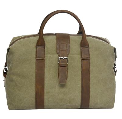 China Large Vintage Travel Bag Waterproof Vintage Duffel Bag Design Canvas Hanging Travel Bag for sale