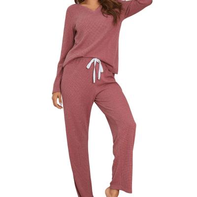 China QUICK DRY Women Sleepwear Sets Loose And Comfortable 2 - Piece Pajama Set Women's Nightgowns And Lounge Wear Pijamas Sets for sale