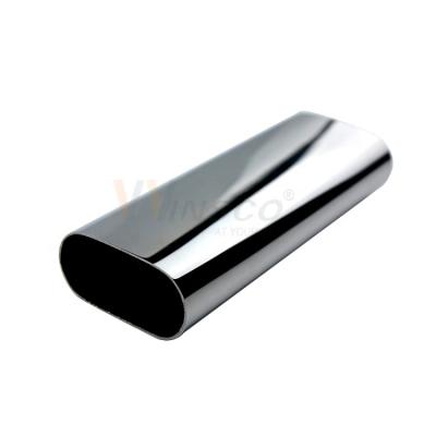 China WINSCOMETAL railing/construction/building/furniture decoration solutions valuable factory sale AISI316 316L directly welded stainless steel elliptical tube for railing for sale