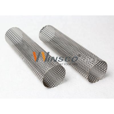 China Main sale water treatment plant ISO quality directly welded round stainless steel exhaust perforated lined piping for water treatment for sale