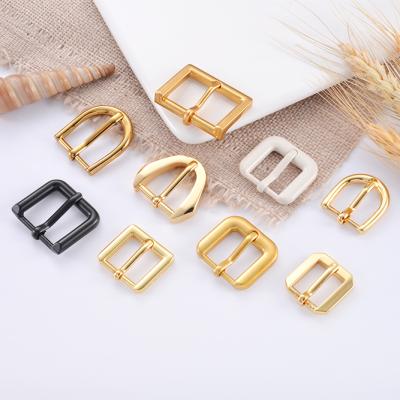 China single metal Pin Buckle Handbag Rectangular Pin Buckle custom made color nickel free iron zinc alloy Pin Buckle silver 20 38 40mm for sale