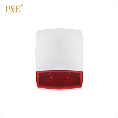 China ABS MD-327R LED Alarm Plastic Battery Operated Flashing Wireless Siren for sale