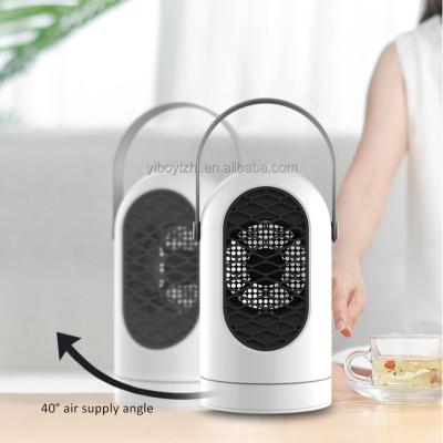 China Best Price Room Electronic Heaters 400W Mini Portable USB Heater Fan Electric Heater Fan Rotate 40 Degree Low Power Consumption / EBEZ CE Temperature Control For Winter for sale