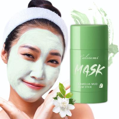 China Moisturizer Camellia Deep Cleansing Oil Control Natural Organic Moisturizing Whitening Skin Care Clay Mud Mask Face Stick for sale