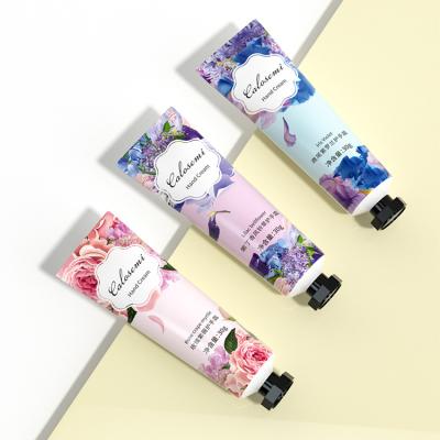 China Moisturizing Portable Flower Perfume Extract OEM Plant Nourishing Whitening Moisturizing Hand Cream for sale