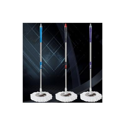 China Sustainable Best Seller Retractable Stainless Steel Cleaning Spin 360 Mop Rod for sale