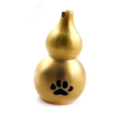 China New Large Capacity Environmental Friendly Gold Plated Custom Gourd Pendent Cremation Urns for sale