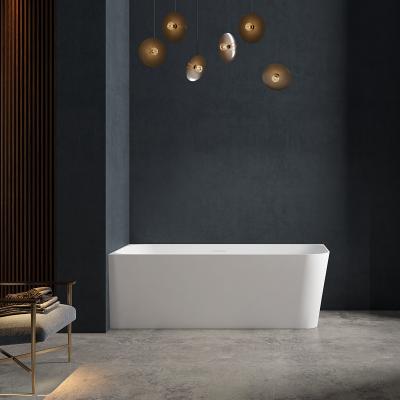 China Soft & smooth Good price freestanding Acrylic Bathtub  Oval Shaped Freestanding for Hotel bathroom for sale