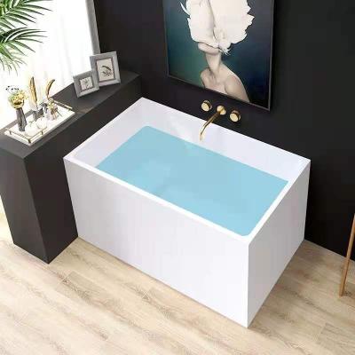 China Soft & smooth Modern freestanding Acrylic Bathtub  Oval Shaped Freestanding for Hotel bathroom for sale