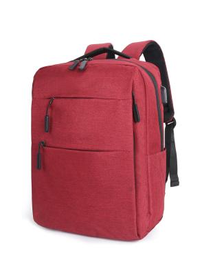 China Wholesale Custom Eco-friendly Polyester Waterproof Laptop Backpacks Men's Large Smart Notebook Backpack Bag for sale