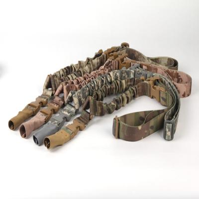 China Durable Military Shooting Three-Point Nylon Sling Airsoft Hunting Gun Rifle Gun Sling Tactical Gun Sling Belt for sale