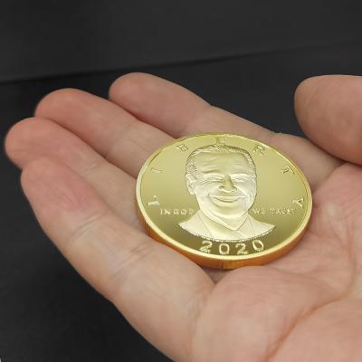 China America 2021 United Us President State Coins Gold Joe Biden Challenge Coins 24K for sale