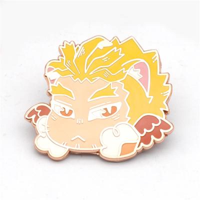 China China Supplier Manufacturers Wholesale Custom Cartoon Gold Men Bulk Logo Metal Cute Soft Hard Enamel Pin for sale