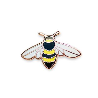 China Custom Wholesale American Dragonfly Bugs Custom Bugs Enamel Pin Badge Souvenir Bee for sale