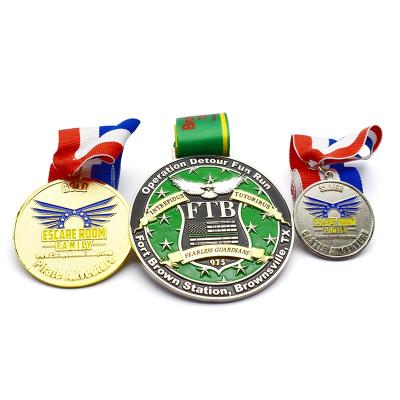 China American Professional Supply Marathon Medal, Sports Event Medal, Finisher Medal for sale