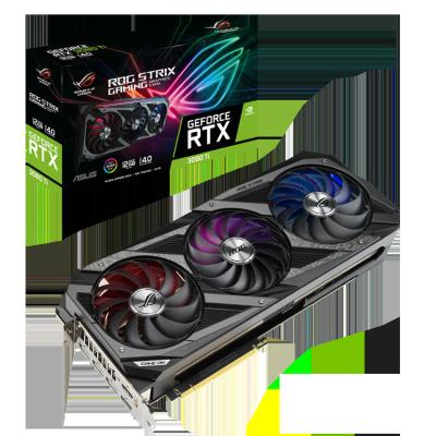 China Cheap Price Desktop 3080ti LHR Video Graphics Card For Asus ROG STRIX Geforce RTX 3080 Ti O12G GAMING Graphics Card For Desktop Computer for sale