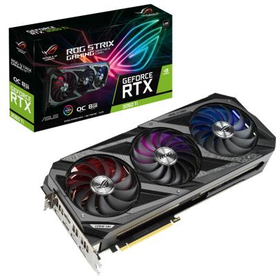 중국 Cheap Desktop 3060ti GPU LHR Graphics Card For ASUS ROG STRIX GeForce RTX 3060 Ti 8G GAME Graphics Card For Desktop Computer 판매용