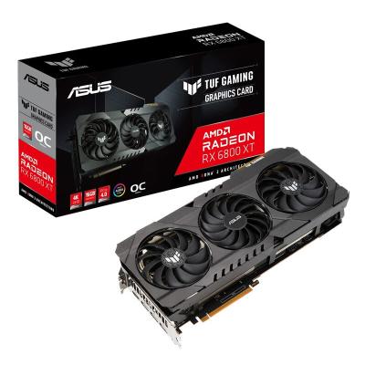 中国 Desktop for ASUS TUF AMD RADEON RX 6800 XT O16G 6800xt GAME LHR Gaming Graphics Card Video Card in stock 販売のため