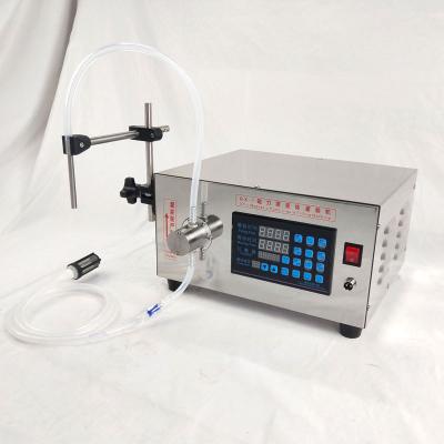 China Food Table Top Single Head Transmission Magnetic Pump 5ml-4500ml Liquid Filling Machine For Oil Acid PH Alkalinity Perfume Sachet for sale