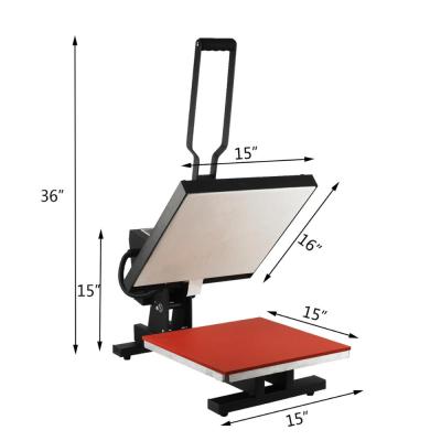 China Automatic Factory Digital Heat Press Suction T-shirt Printing Transfer Sublimation 40x50cm With Slide Out Of Suction Heat Factory for sale