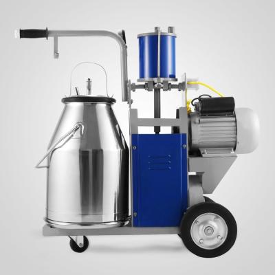 China Cow Dairy Plant Use For Hotels 25L Electric Milking Machine Portable Small Milking Machine 1440RPM Small for sale