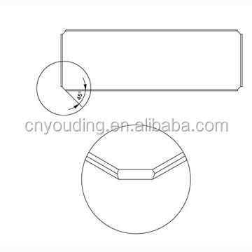 China Microscope Glass Slide - 45 Degree Beveled Edge for sale