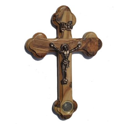 China Olive wood crucifix from Europe for sale