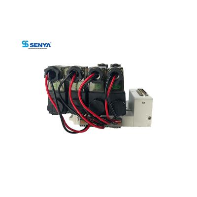 China General Senya Pneumatic Manufacturer Stable Integrated Switch Series Mixed Manifold With D-SUB Pilot Oriented Pneumatic Directional Valve for sale