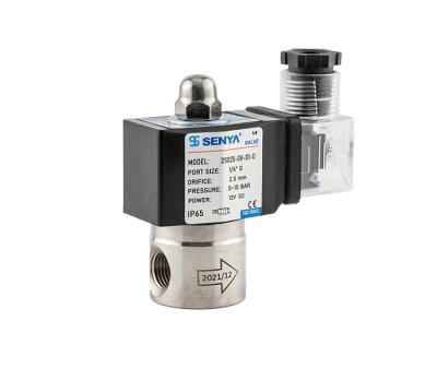 China General SENYA 2S Series 2/2 Ways Stainless Steel Direct Acting Solenoid Valve For General Purpose Application for sale