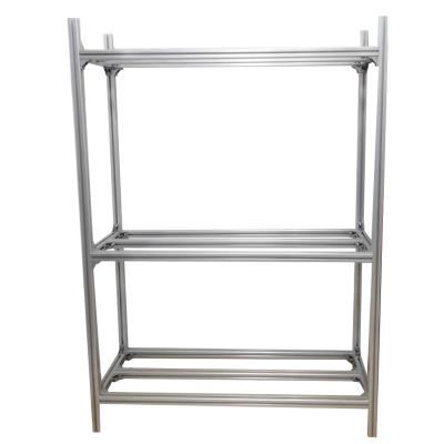 China Industrial use shelf cnc t aluminum construction or slot 3030 aluminum profile frame system for sale