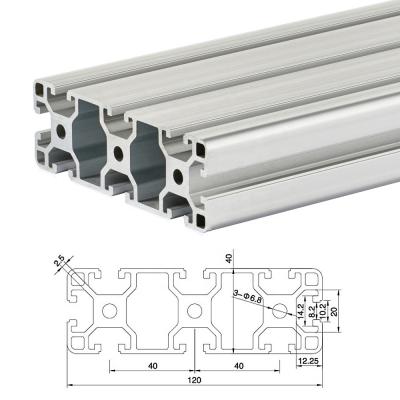 China European standard construction or industrial use aluminum alloy section aluminum profiles 4040 40120 for sale