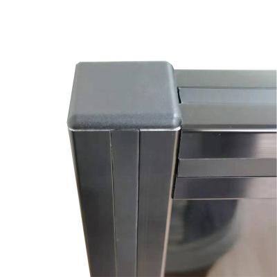 China Construction or industrial use customize black aluminum profile extrusion t track 4040 aluminum profiles for sale